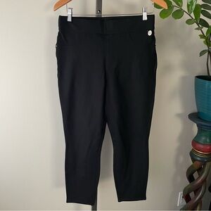 Spanx The Perfect Cropped Pant Pull On Trouser Black Size Large Petite NWT